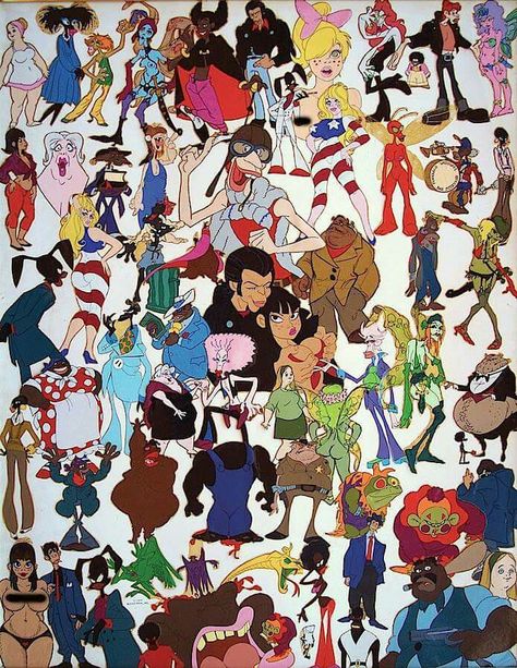 Ralph Bakshi Ralph Bakshi, Character Design Animation, Anime Poses Reference, Anime Poses, Movie Art, Art Drawings Sketches, Cartoon Art Styles, Pretty Art, Cartoon Drawings