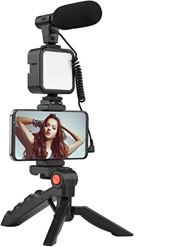 DEVASAM Tripod for DSLR, Camera |Operating Height Camera Video Recording Vlogging Kit for Video Making, Mic, Mini Tripod Stand, LED Light & Phone Holder Clip for Making Videos Podcasting Check more at https://productsoffer.in/devasam-tripod-for-dslr-camera-operating-height-camera-video-recording-vlogging-kit-for-video-making-mic-mini-tripod-stand-led-light-phone-holder-clip-for-making-videos-podcasting/ Vlogging Kit, Mobile Home Makeover, Small Led Lights, Mobile App Games, Phone Tripod, Making Videos, Camera Video, Smartphone Holder, Mobile Video