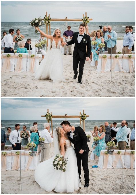 Leah & Colby // Intimate Beach Wedding Beach Wedding Family Photos Parents, Beach Wedding Group Photos, Wedding Family Photos Parents, Beach Wedding Family Photos, Jamaica Photos, Beach Wedding Inspo, Beach Wedding Pics, Perdido Key Florida, Barefoot Bride