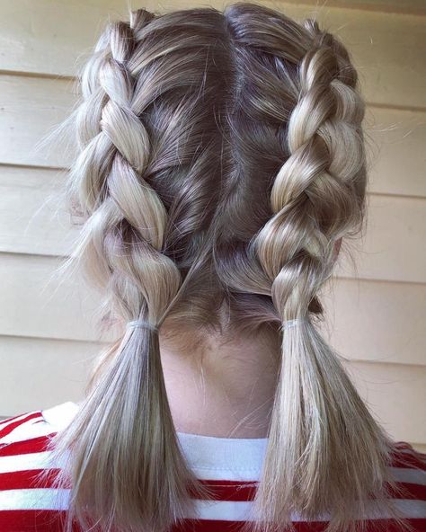 20 Creative Back to School Hairstyles to Try in 2019 Braided Ponytails, School Braids, French Braid Hairstyles, School Hairstyles, Back To School Hairstyles, Braided Hairstyles Easy, Trending Hairstyles, Box Braids Hairstyles, Hairstyles For School