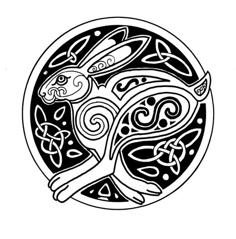 Celtic hare Symbols For Love, Animal Tattoo Meanings, Three Hares, Celtic Symbols And Meanings, Celtic Tattoo Symbols, Animal Symbols, Celtic Animals, Celtic Artwork, Hare Art