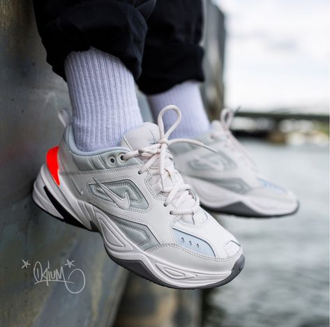 Nike m2k tekno Nike M2k Tekno Outfit Mens, Reebok Sneakers Outfit, Sport Shoes Design, Nike M2k, Basket Nike, Sneaker Outfits, Sneaker Trend, Shoe Ideas, Credit Tips