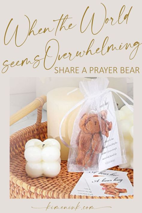 How do you cope when the state of today's world feels overwhelming? Focus on doing little things every day. Little things that cause big ripples in God's ocean. Like sharing a prayer bear like a certain 12 year old boy. New Year Prayer, Prayer Bear, New Years Prayer, Presence Of The Lord, Good News Stories, Loving God, Special Prayers, Be The Reason, Best Hospitals