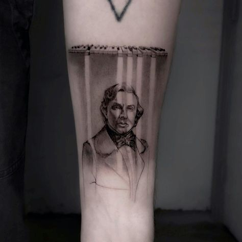 @fountain.nyc on Instagram: “Final chord in Chopin’s Prelude No. 4 in E Minor, played at his funeral by request @morwins.nyc #tattoo #tattoos #tattoodo…” Chopin Tattoo, Nyc Tattoo, The 4, Tattoos, Music, Pins, On Instagram, Quick Saves, Instagram