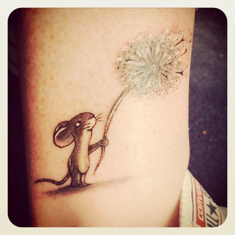 The Gruffalo Tattoo, Gruffalo Tattoo, Mouse Tattoo, Mouse Tattoos, The Gruffalo, Color Tattoo, Make A Wish, Simple Tattoos, Infinity Tattoo