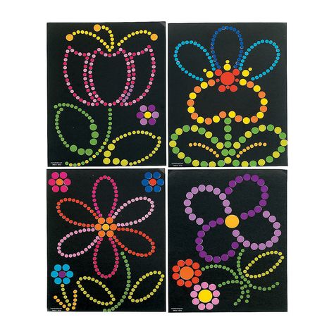 Kindergarten Art Lessons, Edible Paper, Activity Books, Kindergarten Art, Afterschool Activities, Flower Diy Crafts, Dot Art, Dots Art, Art Activities