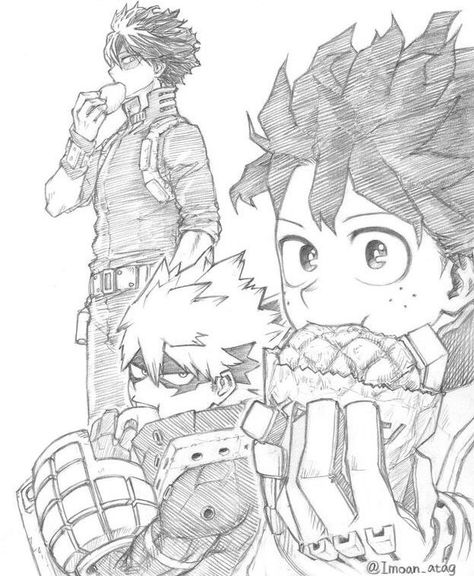 Bakugou Manga, Fantasy Concept, Boku No Hero Academia Funny, Manga Artist, My Hero Academia Episodes, Hero Academia Characters, My Hero Academia Manga, Anime Sketch, Izuku Midoriya