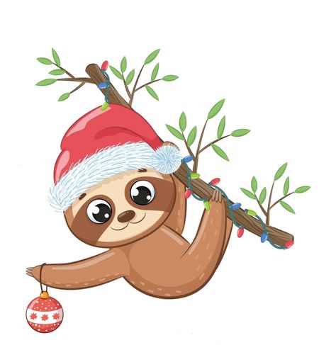 Digital Download 5 Sloth Christmas picture Comes with the list of DMC threads size of the picture are approx 12cm x 15cm This is a 14 count on aida Perfect for you or for a gift This is for a digital down load only Birthday Jokes, Christmas Sloth, Christmas Picture, Kawaii Illustration, Xmas Stockings, Kawaii Doodles, Funny Drawings, Rock Painting Designs, Christmas Ornament Crafts