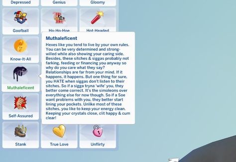 Sims 4 Traits Mods, Sims4 Traits, Ts4 Traits, Sims 4 Royal, Sims Traits, Ts4 Mods, Sims 4 Tsr, Sims 4 Black Hair, Sims 4 Traits