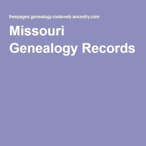 Missouri Genealogy, Native American Ancestry, Genealogy Help, Family Tree Research, Family History Book, Marriage Records, Genealogy Resources, Ancestry Genealogy, Genealogy Records