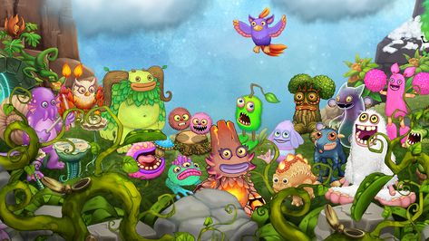 my singing monsters My Singing Monsters Party Ideas, My Singing Monsters Art, My Singing, Monster List, My Singing Monsters, Birthday Props, Singing Monsters, Monster Cake, Monster Birthday