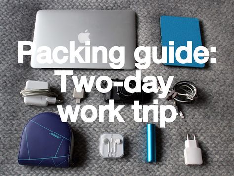 How to pack for a two- or three-day work trip in a laptop backpack. Work Trip Packing List, Business Trip Packing List, Business Capsule Wardrobe, Business Trip Packing, Places To Visit In London, Work Bags Laptop, Work Trip, Packing Guide, Backpack Laptop