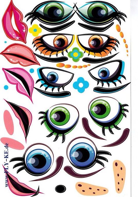 Eyes Template, Painting On Rocks, Doll Face Paint, Flower Pot People, Clay Pot People, Pot People, Flower Pot Art, Face Template, Drawing Cartoon Faces