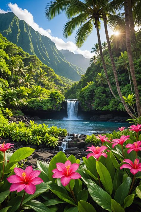 🌺 Tranquility Unleashed: Deepak Chopra&#8217;s Hawaiian Retreats &#038; Inner Peace Journey 🌿 Hawaiian Aesthetic, Hawaii Nature, Paradise Places, Beautiful Environment, Life In Paradise, Hawaii Pictures, Piscina Natural, Aloha Spirit, Mindfulness Techniques