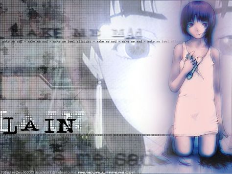 Serial Experiments Lain Princesa Emo, Cybergoth Anime, 2k Wallpaper, Serial Experiments Lain, Ok Computer, Social Experiment, Cyberpunk Aesthetic, Laptop Wallpaper, Phone Themes