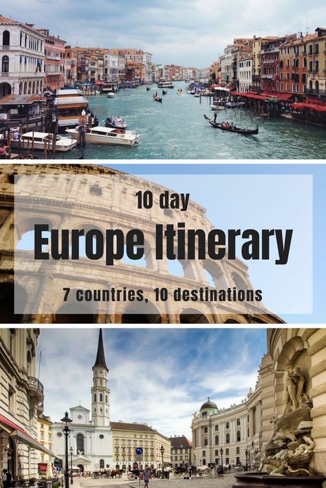 Ten day Europe backpacking travel itinerary: SO much inspiration for your Europe trip! From money-saving hacks to transport options, this ten day itinerary takes you to some of the best European cities and attractions for travellers!  #EuropeTravel #EuropeTrip #EuropeCities #EuropeanCities #TravelPlanning #Interrailing Bucket List Europe, Europe Itinerary, Europe Itineraries, Europe Trip Itinerary, European Destination, Backpacking Europe, Voyage Europe, Europe Tours, Europe Vacation