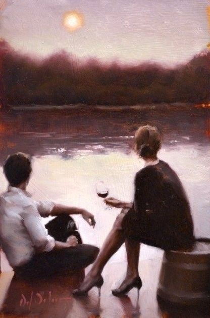 Art Of Love, Romance Art, Shadow Photos, Aesthetic Painting, Romantic Art, Perfect Moment, Couple Art, Figurative Art, Painting Inspiration