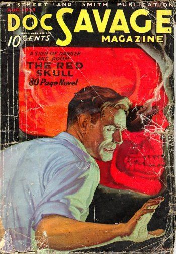 Pulp Fiction Magazine, Eyes Poster, Pulp Fiction Novel, Doc Savage, Adventure Magazine, Pulp Fiction Art, Pulp Novels, Pulp Magazine, Red Skull