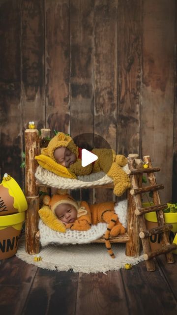 Maricela Wilson on Instagram: "The wonderful thing about Tiggers is they always come with Pooh 💛🧡🤎  • • • • #houstonphotographer #htxnewborns #newbornshoot #abbacolorphotography  #houstonnewbornphotography" Winnie The Pooh And Tigger, Pooh And Tigger, Sweet Like Honey, Winnie The Pooh Themes, Newborn Shoot, Baby Things, Wonderful Things, Newborn Photos, Baby Pictures