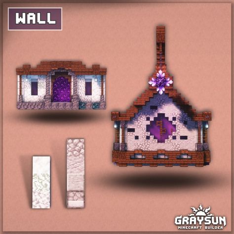 A fantasy amethyst house design for minecraft. Support my work on patreon and request monthly builds as a benefit. Minecraft Allay Home, Minecraft Amethyst House, Minecraft Allay, Minecraft Amethyst, Pink Minecraft, Minecraft Decor, Fantasy Minecraft, Mc Ideas, Mc Builds