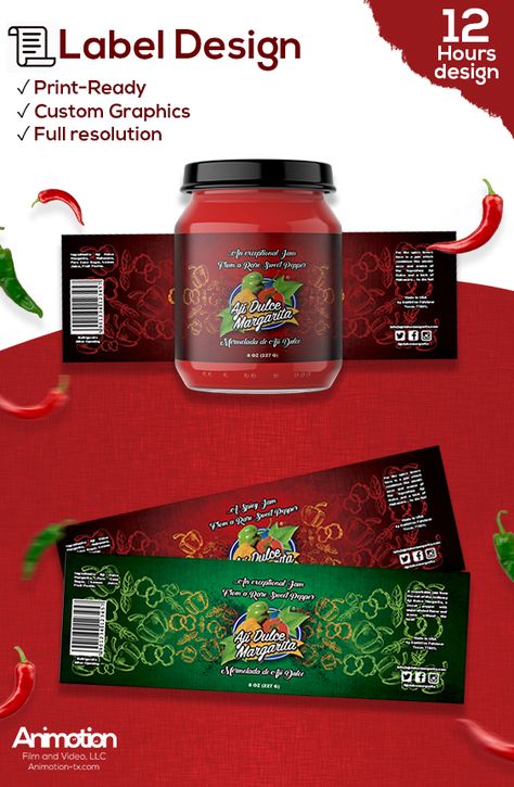 Product packaging is the consumer's first point of contact with your product. A beautiful & creative product packaging design reflects your brand's personality. Sambal Packaging Design, Sticker Product Design, Logo Sambal Design, Brand Sticker Design, Packaging Sticker Design, Creative Product Packaging, Creative Label Design, Food Label Design, Unique Brochure Design