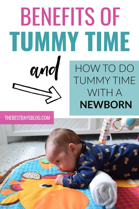 Tummy time is positively associated with the development of gross motor skills. You can begin tummy time when babies are a few days to a few weeks old. Tummy time during the newborn period will be different than when your baby is older. Here are some tips to make the most out of tummy time for your newborn. #newborntummytime #tummytimetips #motordevelopmentmilestones Stimulating Activities For Newborns, Tummy Time 2 Weeks Old, Tummy Time Positioning, Wake Time Activities For Newborn, How To Tummy Time Newborn, Tummy Time By Age, When To Start Tummy Time, Tummy Time For Newborns, How To Do Tummy Time With A Newborn