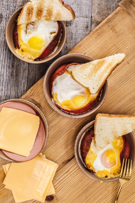 Matty Matheson's 5-ingredient Bologna Bowl Bologna Breakfast, Bologna Recipes, Matty Matheson, Cheese Slice, Rachel Ray, 5 Ingredient Recipes, Breakfast Bowl, American Cheese, Low Carb Breakfast