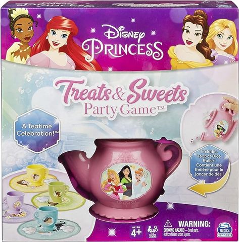 Princess Treats, Disney Princess Tea Party, Sweets Party, Tea Party Games, Cupcake Cards, Free Games For Kids, Princess Tea Party, Disney Princess Party, Family Board Games