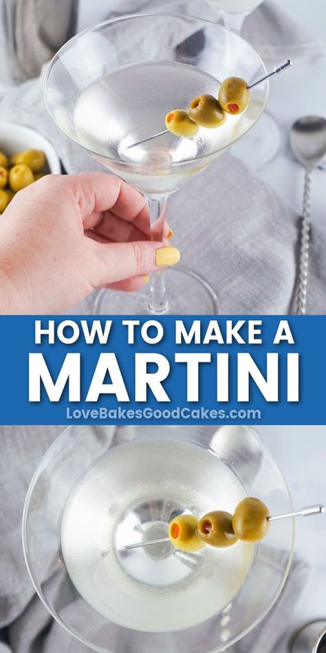 How to Make a Martini Cocktail pin collage Fun Party Drinks, Adult Beverages Recipes, Fun Drink Recipe, Drink At Home, Easy Drink Recipes, Best Cocktail Recipes, Mixed Drinks Recipes, Easy Drinks, Martini Cocktail