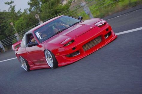 Kereta Sport, Nissan 180sx, Slammed Cars, Custom Cars Paint, Stance Cars, Nissan 240sx, Drifting Cars, Nissan Cars, Street Racing Cars