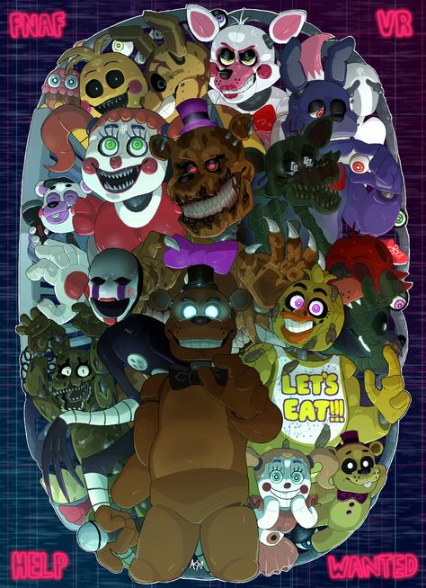 Family Fanart, Fnaf Baby, Fnaf Freddy, Fnaf Sl, Fnaf Sister Location, Afton Family, Animatronic Fnaf, Fnaf Wallpapers, Fnaf Movie