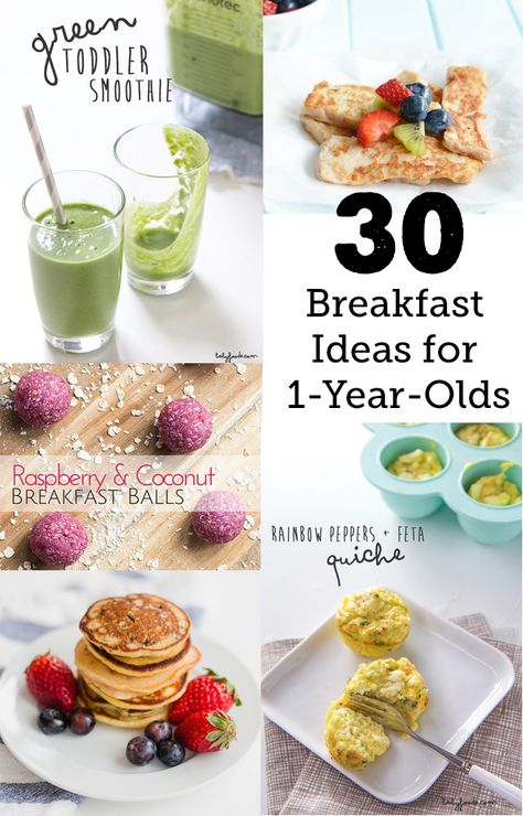 Our post, 30 Meal Ideas for 1-Year-Olds, has been so incredibly popular that I asked our contributor, Kaley, to follow it up with a breakfast version. What I love most about this is that we have breakfast for dinner on the regular around here– which means that now we have 60 great kid-friendly meal ideas! … Breakfast Ideas For 1, Pancakes Muffins, Toddler Smoothies, Baby Breakfast, Baby Meals, Recipe For 1, Toddler Breakfast, Toddler Ideas, Healthy Toddler Meals