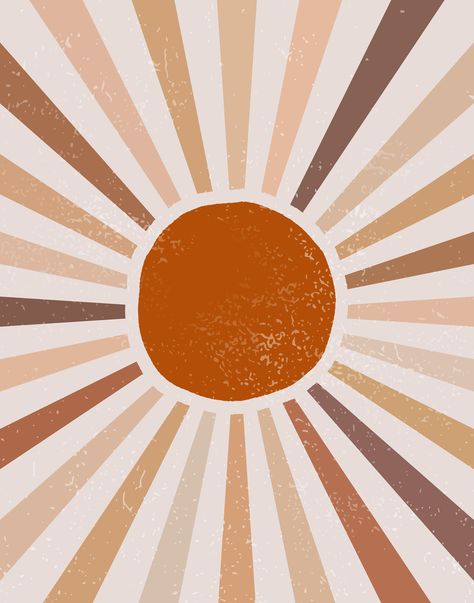 Boho Backgrounds Sun Poster, Boho Background, Phone Wallpaper Boho, Aesthetic Boho, Rise Art, Circle Print, Boho Sun, Boho Wallpaper, Sun Rise