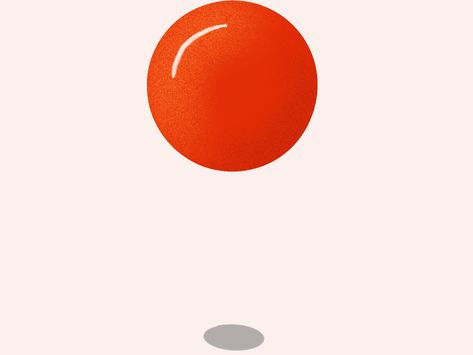 Red Bounce Ball by Fernanda Cansino on Dribbble Bounce Animation, Bouncing Ball Animation, Bouncing Ball, Ball Animation, Kitten Gif, Motion Design Animation, Animation Reference, Animal Logo, 3d Animation