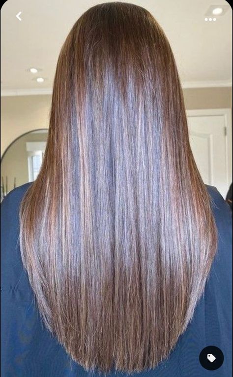 U Cut Hairstyle, Haircuts For Long Hair Straight, Long Hair Cuts Straight, V Cut Hair, V Shaped Haircut, One Length Hair, Straight Hair Cuts, Haircuts For Medium Hair, Haircuts Straight Hair