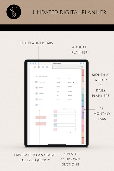 Organizing Apps, Landscape Digital Planner, Student Daily Planner, Exam Planner, Study Templates, Student Weekly Planner, Study Planner Printable, Weekly Planner Free, Student Planner Printable