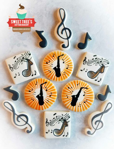 Marching Band Cookies Decorated, Senior Recital, Music Cookies, Decorative Cookies, Sweet Trees, Cookies Ideas, Themed Cookies, Graduation Cookies, Decorated Sugar Cookies