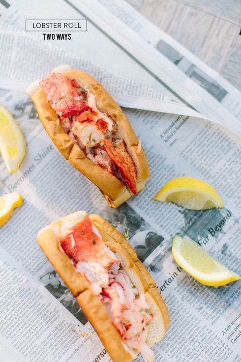 Lobster Roll Recipes, Lobster Bake, Clam Bake, Lobster Recipes, Lobster Roll, Phish, Wrap Sandwiches, Meals For Two, Fish And Seafood