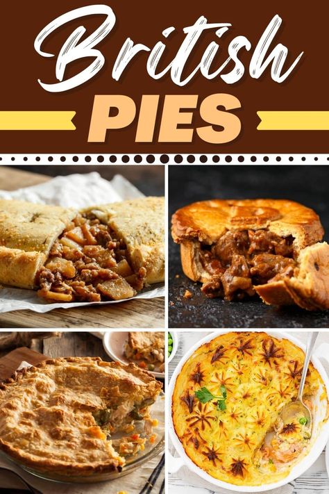 British Pub Pies, British Crockpot Recipes, British Apple Pie, British Pie Recipes, British Meat Pie Recipe, British Recipes Traditional, British Meat Pies, British Dinner Recipes, British Food Recipes