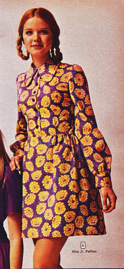 https://flic.kr/p/rnd928 | Aldens 70 fw flower print 60s Aesthetic Fashion, 70s Mini Dress, 1960 Fashion, Mod Vintage, 60s 70s Fashion, 70’s Fashion, 60s And 70s Fashion, 70s Outfits, Seventies Fashion