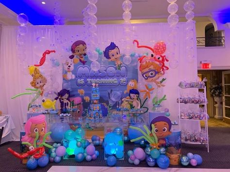 bubble guppies birthday party ideas Bubble Guppies Party Decorations, Bubble Guppy Birthday Party, Bubble Guppies Decorations, Bubble Guppies Themed Birthday Party, Bubble Guppies Birthday Party Ideas, Bubble Guppies Invitations, Bubble Guppies Theme, Bubble Guppies Birthday Party, Bubble Guppies Party