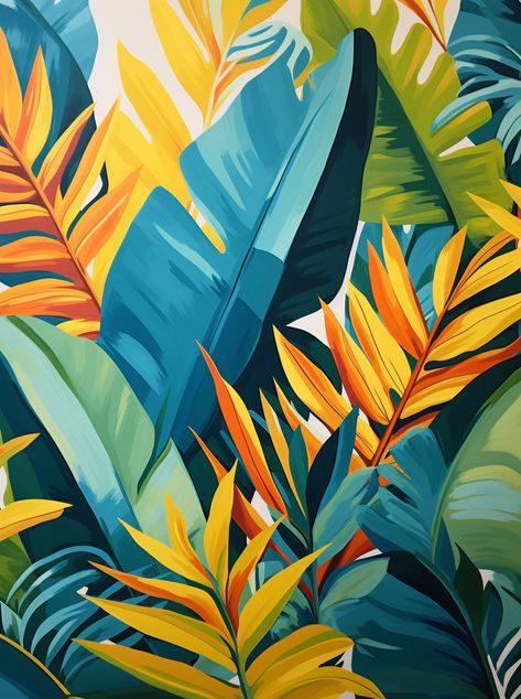 Cahuita, Mural Art Design, Jungle Mural, Album Artwork Cover Art, Tropical Painting, Wall Murals Painted, Tropical Art, Mural Wall Art, Mural Art