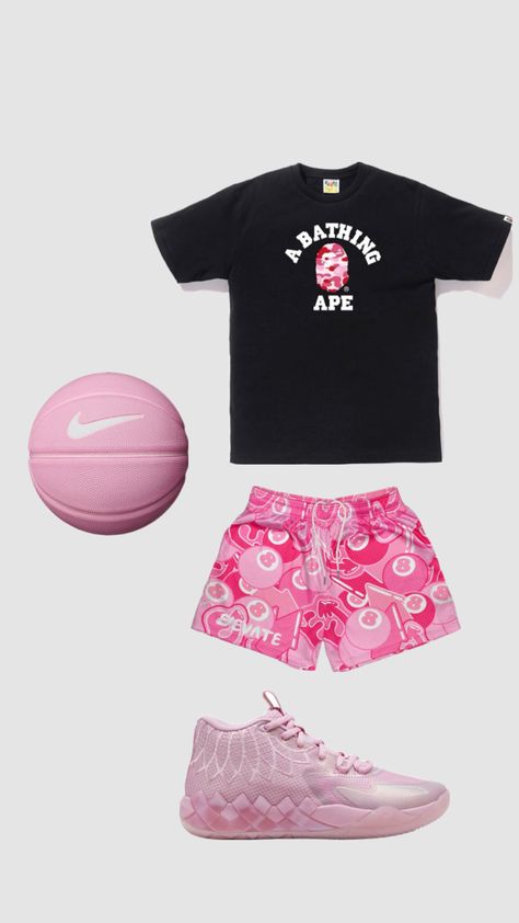 Hoop Outfit, Basketball Game Outfit Women, Stem Outfits, Toms Outfits, Basketball Outfit, Basketball Game Outfit, Outfit Shuffles, Summer Swag Outfits, Drippy Outfit