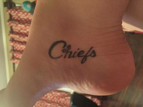 Chiefs Tattoo For Women, Kc Chiefs Tattoo For Women, Kc Chiefs Tattoo, Chiefs Tattoo, Kc Cheifs, Bird Tattoos For Women, Meaningful Tattoo Quotes, Kansas City Chiefs Football, Kc Chiefs