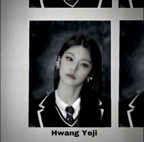 Yeji School Photo, Yeji Poster, High School Photos, Types Of Aesthetics, Yeji Icon, Passport Photo, Yearbook Photos, Hwang Yeji, Id Photo