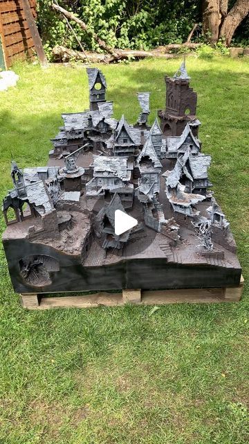 Osgiliath Terrain, Mordheim Terrain, Warhammer Terrain, 40k Terrain, Wargaming Terrain, Shades Of Gray, Warhammer Fantasy, Now Is The Time, Dry Brushing