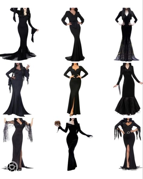 Morticia Addams costumes Black long sleeve mermaid dress Follow my shop @Beautywellnessmom on the @shop.LTK app to shop this post and get my exclusive app-only content! #liketkit #LTKHalloween @shop.ltk https://liketk.it/3QPtI Addams Family Dress, Adams Family Morticia Dress, Morticia And Wednesday Costumes, Morticia Addams Clothes, Morticia Addams And Gomez Costumes, Mortician Adams Costume, Long Black Dress Morticia, Halloween Costume Morticia Addams, Wednesday Addams Wedding Dress