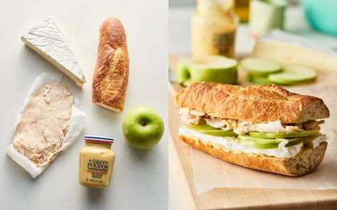 Road Trip Sandwiches, Apple Brie, Road Trip Food, Sandwich Bar, Road Trip Snacks, Whats For Lunch, Simple Sandwiches, Turkey Sandwiches, It Goes On