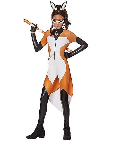 Rena Rouge Costume, Cat Noir Costume, Miraculous Costume, Miraculous Ladybug Costume, Spirit Halloween Costumes, Halloween Kids Costumes Girls, Rena Rouge, Ladybug Costume, Fox Costume