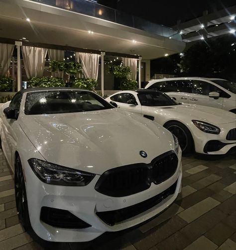 bmw | white | cars | dark aesthetic | photos | luxury cars | miami White Bmw Aesthetic, White Cars Aesthetic, White Luxury Cars, Cars Dark Aesthetic, White Car Aesthetic, Mammon Aesthetic, Prom Cars, Aesthetic Bmw, Bmw Aesthetic